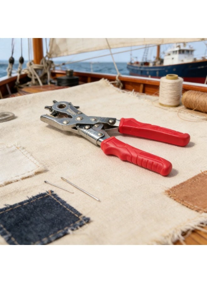 Hole punching tool, suitable for belts, watch straps, dog collars, saddles, fabrics, DIY home or craft projects, rotary quick-adjusting pliers. - Image 4